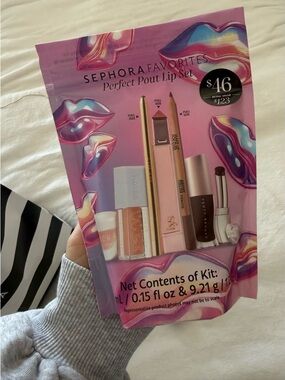 Sephora Favorites Perfect Pout Lip Set — Pink and Purple Packaging
